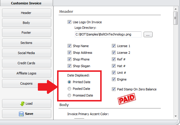 Report Pro - Customize Invoice Dates