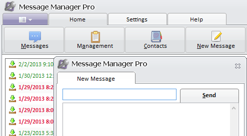Message Pro and New Message