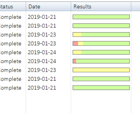 Health meter in Report Pro